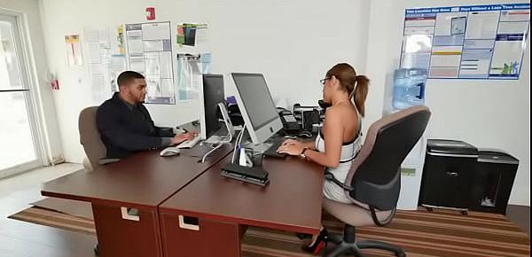  Office fuck and a bit of squirting - Mia Martinez